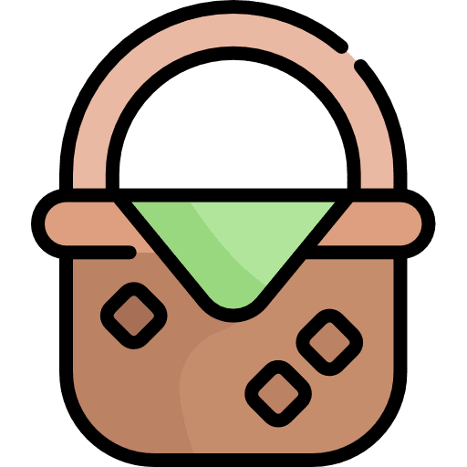 Basket camping miscellaneous basket icon