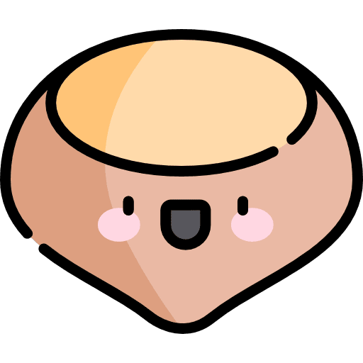 Hazelnut healthy food vegan farming and gardening icon