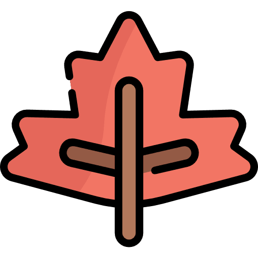 Leaf autumn nature leaf icon