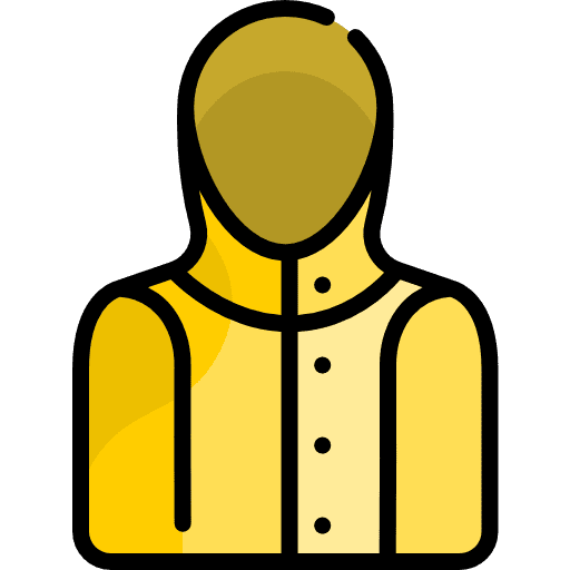 Raincoat fashion protection rainy icon