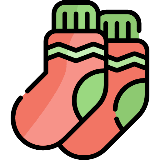 Socks winter autumn socks icon