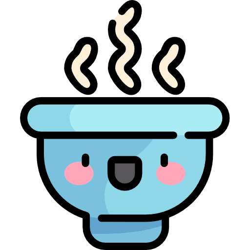 Soup food food and restaurant bowl icon