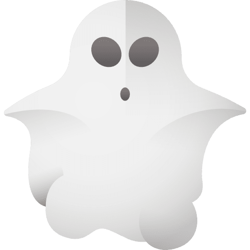 Ghost terror fear scary icon