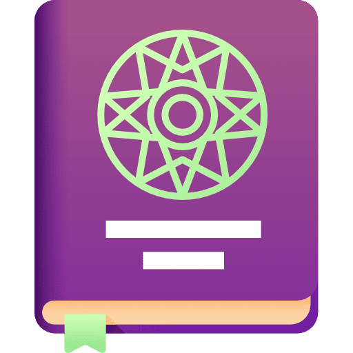 Spellbook book halloween legend icon