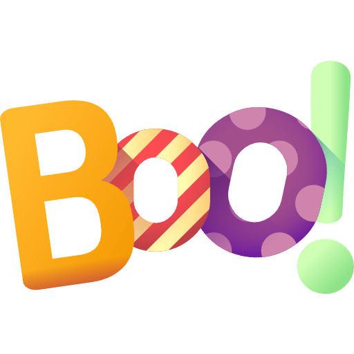Boo terror horror boo icon