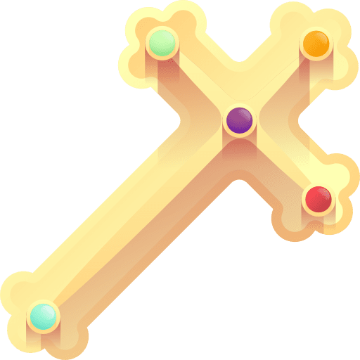 Cross traditional shapes and symbols cross icon