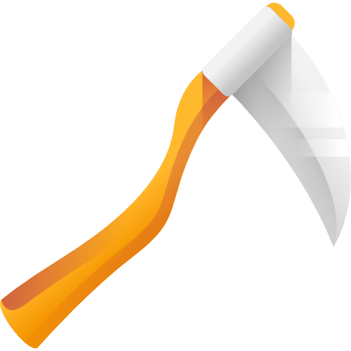 Sickle farming sickle farming and gardening icon