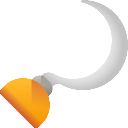 Sickle sickle gardening farming icon