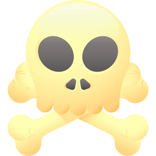 Skull entertainment halloween cross icon