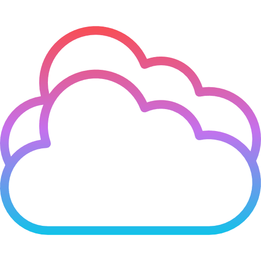 Cloudy cloud cloudy atmospheric icon