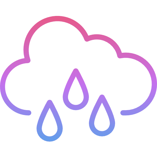 Rainy rain sky weather icon