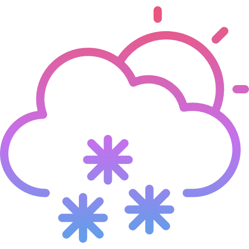 Snowy snow weather snowing icon