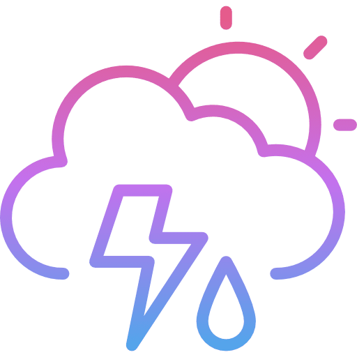 Storm bolt thunderbolt climate icon