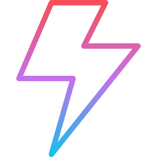 Thunder lightning electrical flash icon