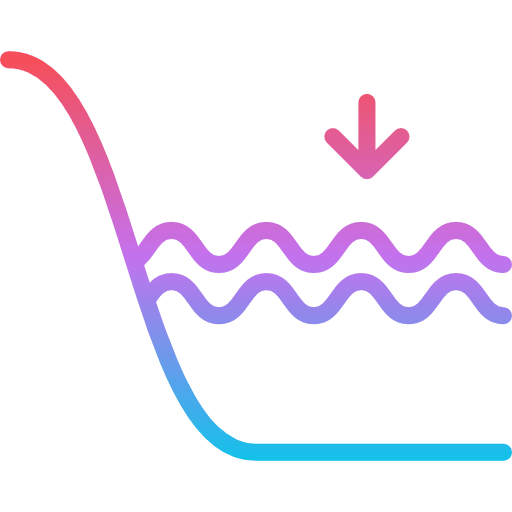 Flood flood waves ecology and environment icon