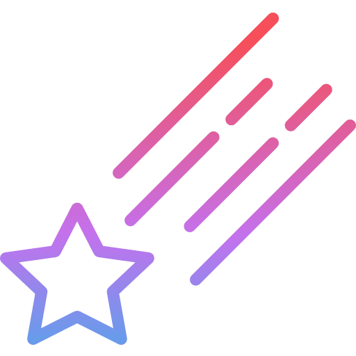 Shooting star astronomy nature shooting star icon