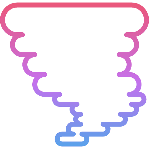 Tornado wind cold twister icon