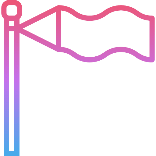 Windy wind windy sky icon