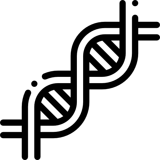 Dna dna structure genetical deoxyribonucleic acid icon