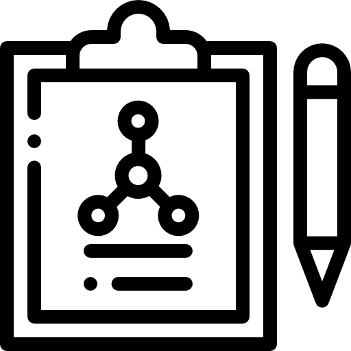 Clipboard education files structure icon