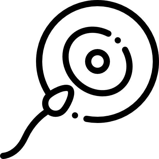 Fertilization motherhood nature healthcare and medical icon