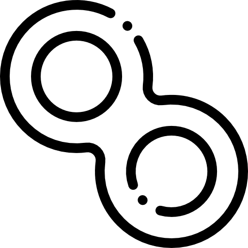 Mitosis microorganism cell biology icon