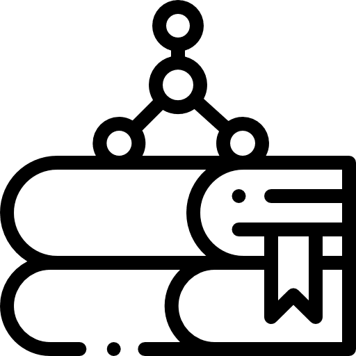 Biology literature books study icon