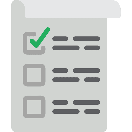 Checklist business and finance checklist shopping list icon