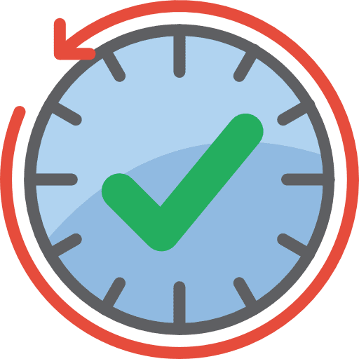 Deadline checked interface tick icon