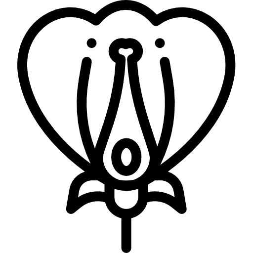 Flower nature garden education icon