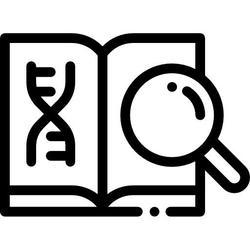 Research graphic web loupe icon