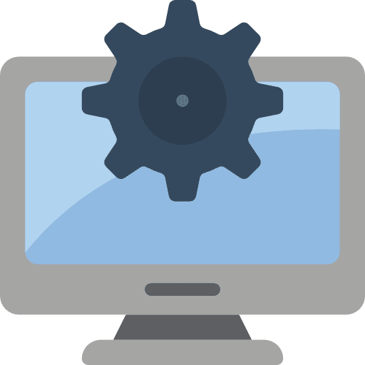 Development design tv business and finance icon