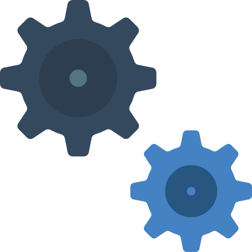 Gears interface gears wheels icon