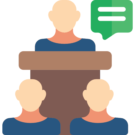 Meeting group human resources meeting icon