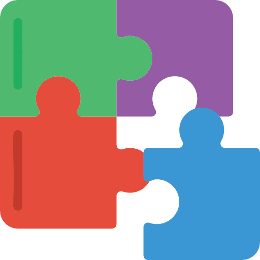 Puzzle relevant puzzle pieces puzzle icon