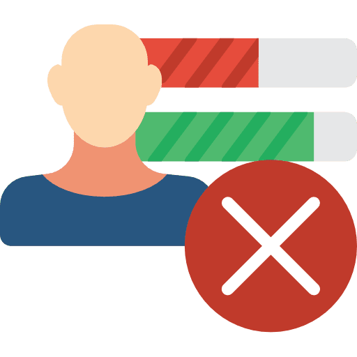 Skill people employee stick man icon