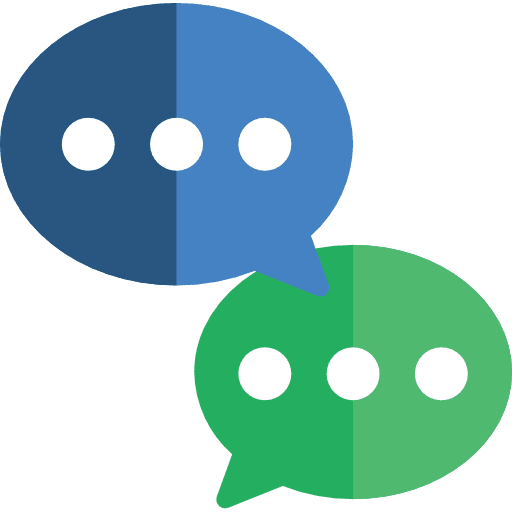 Chat bubble speech communication message icon