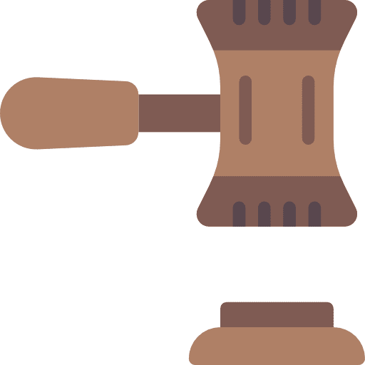 Auction bid auction hammer icon