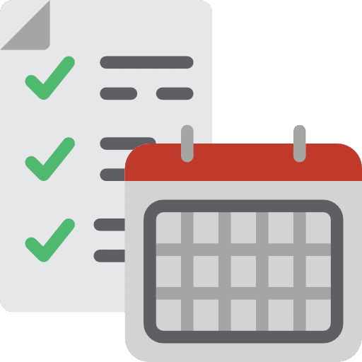 Schedule interface schedule time icon