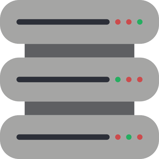 Server server files storage icon