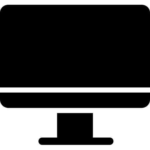 Monitor computer monitor monitor tv screen icon