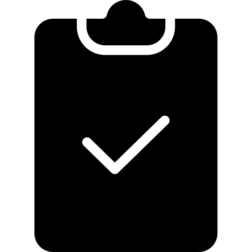 Notepad result apply medical icon