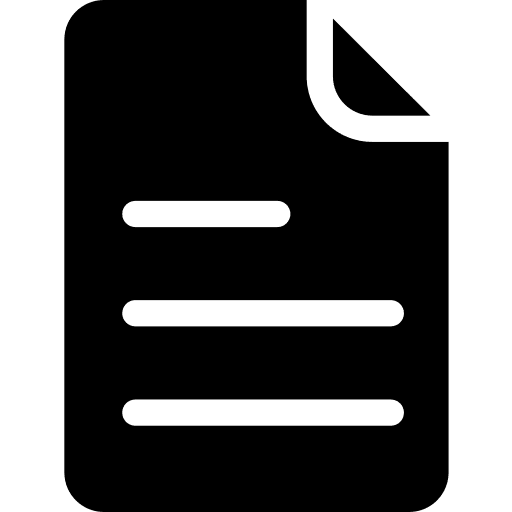 Page archive interface file icon