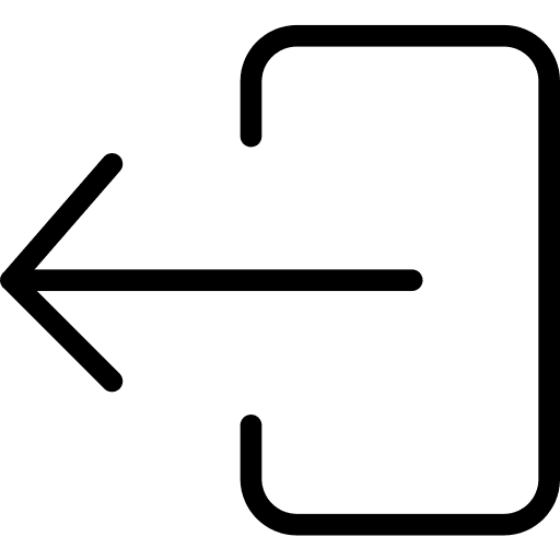 Log out escape log out get out icon