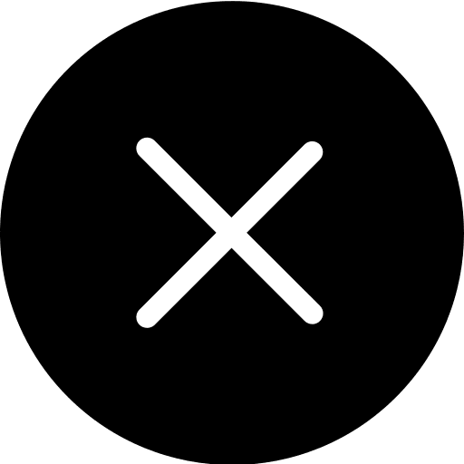 Cancel error close interface icon
