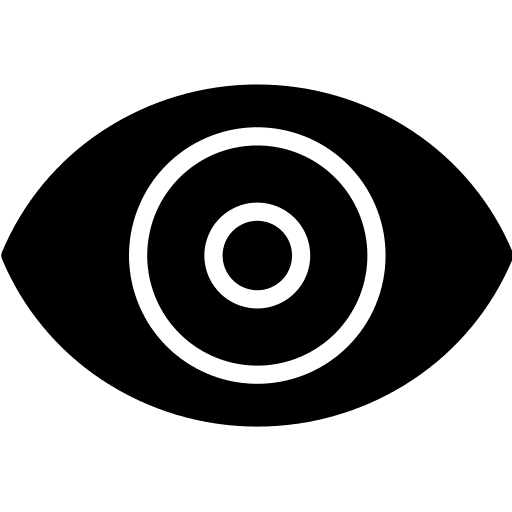 Eye ophthalmology interface optical icon