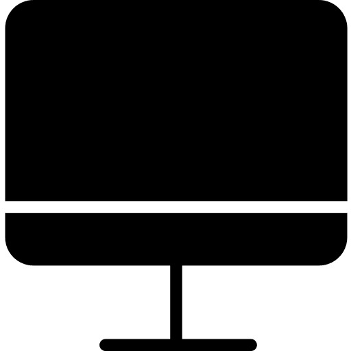 Monitor technology screen tv screen icon