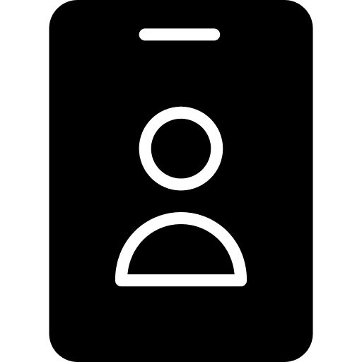 Name business id card name icon