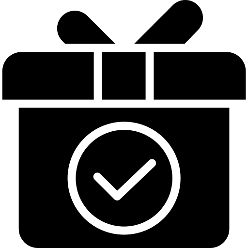 Present gift box selected christmas presents icon