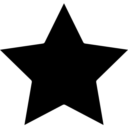 Star interface favourite rate icon